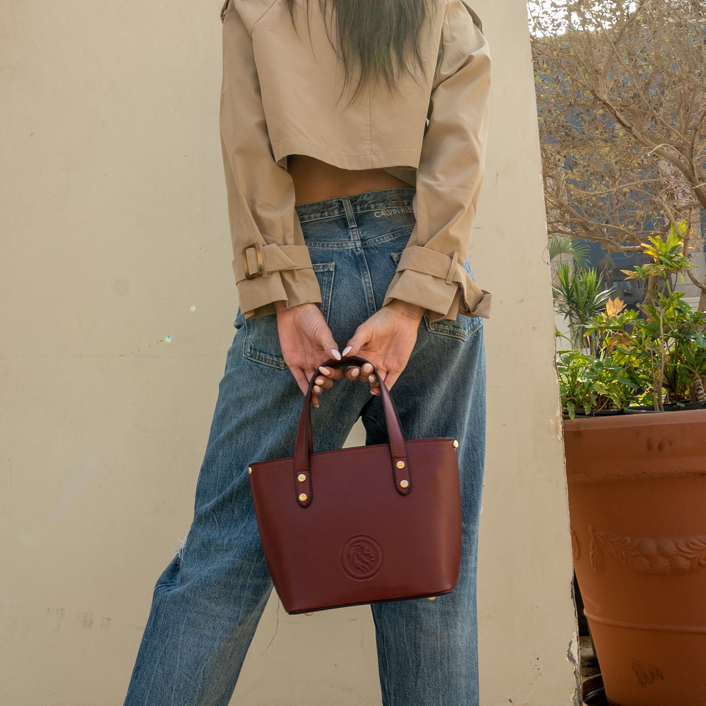 Leia Bag in Burgundy