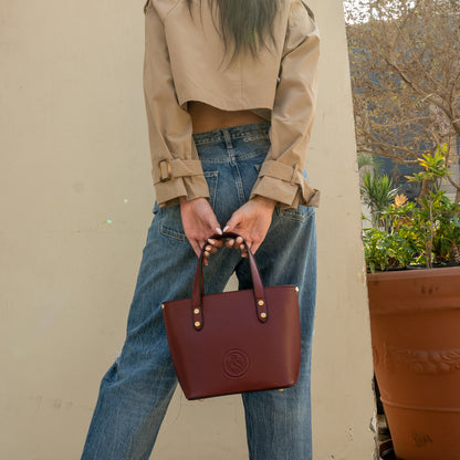 Leia Bag in Burgundy
