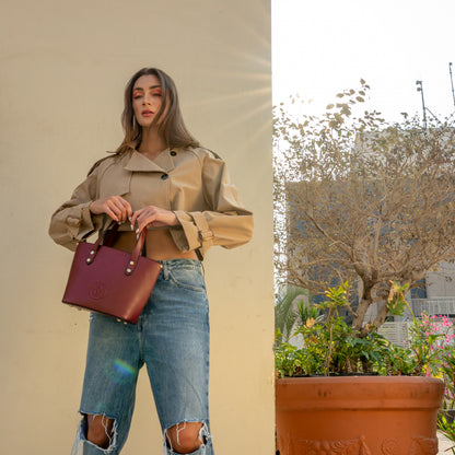 Leia Bag in Burgundy