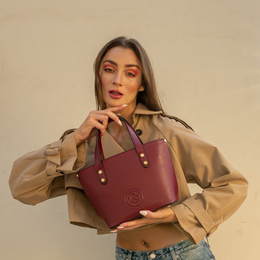 Leia Bag in Burgundy